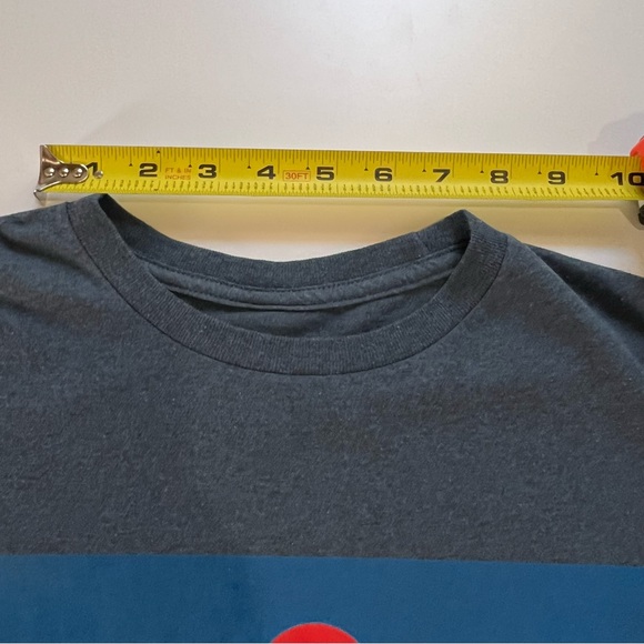 POT*A*GONIA Pikes Peak Colorado Short Sleeve Blue Tee Unisex Women's M - Picture 7 of 9